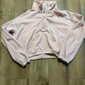 Women's Pink Quarter-Zip Pullover